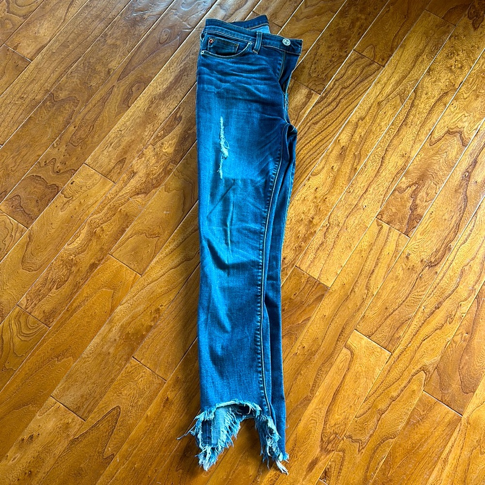 Hudson Barbara High Waist Raw Hem